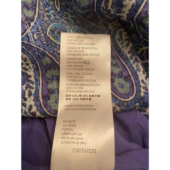 Anthropologie - Anthropologie Lissa Romper in Blue Motif - Picture 7 of 7